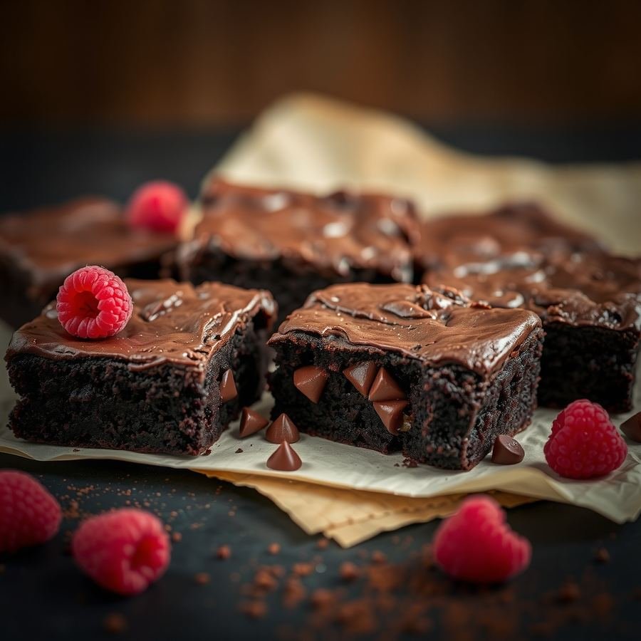 Fudgy protein brownies